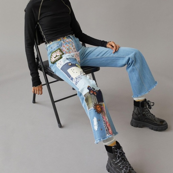 Urban Outfitters BDG Craft Flare Jean in Tinted Denim - Picture 4 of 10